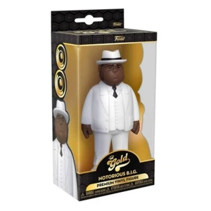 Notorious B.I.G. Vinyl Gold Figurine Biggie Smalls White Suit 13 CM Funko - Imagen 1 de 1