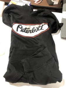 Sudadera con Capucha Peterbilt con Cordón y Bolsillo Frontal Pullover en Negro Para Hombre Talla 2XLNueva - Imagen 1 de 2