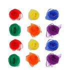 36 Pcs Juggling Silk Scarf Square Drummer Toy Dance Scarves Dedicated Bags