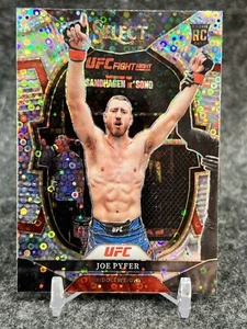 2023 Panini Select UFC Joe Pyfer Silver Disco Prizm Rookie Card RC Concourse - Picture 1 of 2