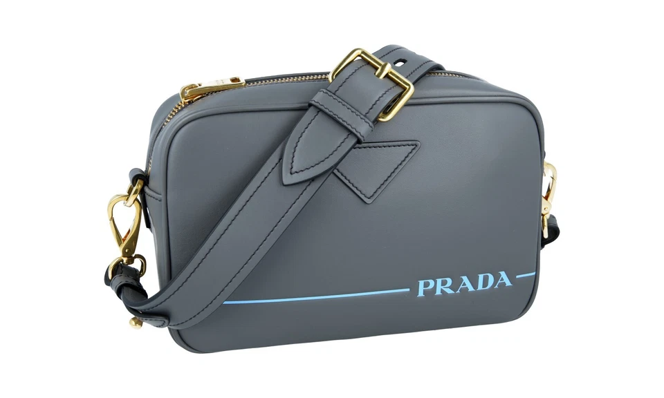 LUXURY PRADA SHOULDER BAG HANDBAG 1BH093 WHITE LEATHER