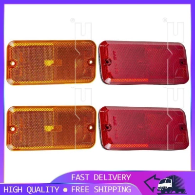 Conjunto de luz indicadora lateral TYC dianteira e traseira para 1985-1995 Chevrolet G20 4/lote - Imagem 1 de 4