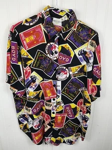 Camisa Bentley Para Hombres Vintage Motivo de Viaje Londres Oriente Ferrocarril Chelsea Boyd L - Imagen 1 de 8