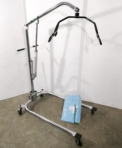 HOYER C-HLA-2 400LB HYDRAULIC PATIENT FULL BODY LIFT 6 PT CRADLE SLING - Picture 1 of 7