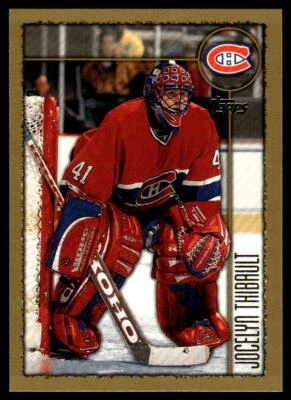 1998-99 Topps #217 Jocelyn Thibault Montreal Canadiens Hockey Card - Image 1 of 2