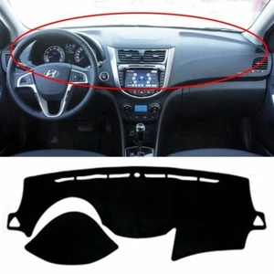 Car Dash Cover Mat Sun Cover Carpet for Hyundai Accent 2011+ H34 - Picture 1 of 7