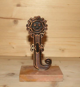 Figurina astratta in metallo fatta a mano 1974 - Foto 1 di 10