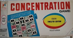 1968 Concentration 12th edition milton Bradley #4950 Rolomatic puzzle board game - Picture 1 of 1