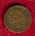 1908 S Indian Head Cent Choice Fine Condition Free Shipping