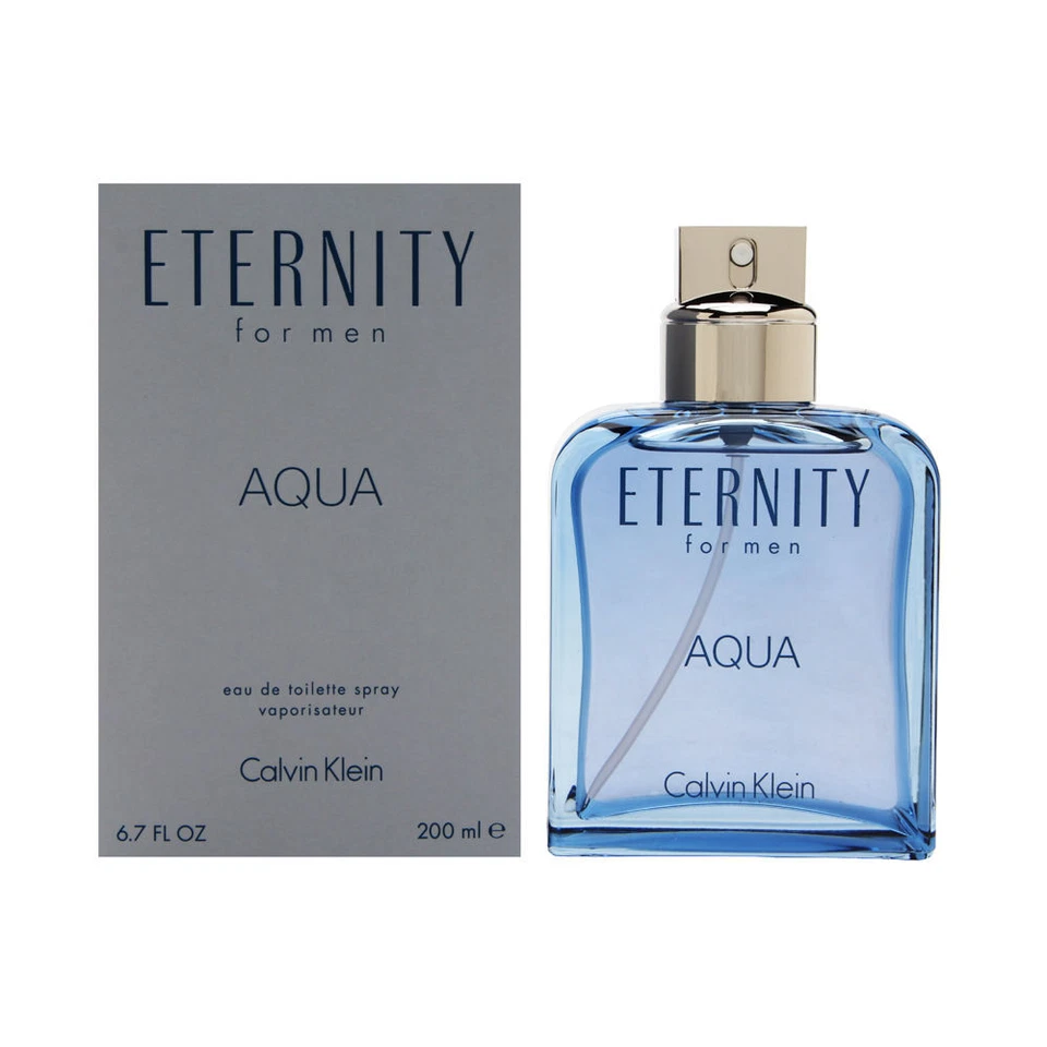 Eternity Aqua от Calvin Klein для мужчин 6,7 унций туалетная вода спрей совершенно новый - Изображение 1 из 1