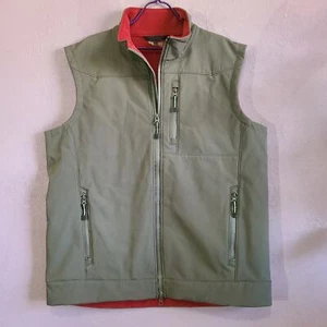 Roper Mens Full Zip Softshell 3-Season Western Vest Gray Size L - Picture 1 of 6