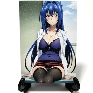 Maken-Ki! Aki Nijou Sexy Anime Waifu Girl Lewd Doujin Goddess Glitter Art Card - Picture 1 of 4