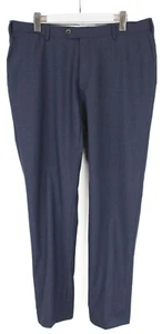 SUITSUPPLY Sono Slim Fit Hose Herren UK 42 / W37 Blau Reine Wolle Super 120's - Bild 1 von 7