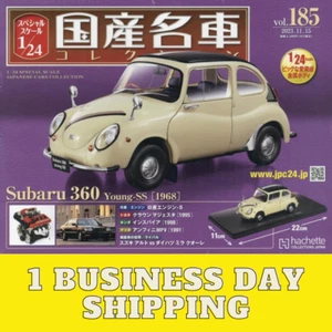 1/24 Japanese Cars Collection #185 Subaru 360 Young-SS (1968) Modello Achet - Foto 1 di 8