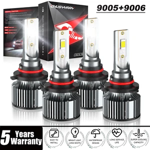 Xenon White LED Headlights Bulbs for Chevy Silverado 1500 2500 HD 1999-2006 - Picture 1 of 11