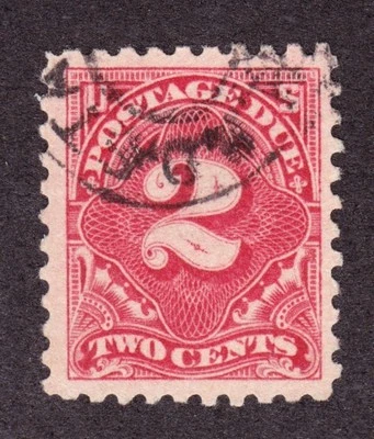 US J60 2c Postage Due Used VF-XF SCV $85 - Image 1 of 2