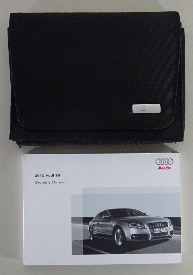 Wallet + Owner's Manual / Handbook Audi S5 Typ 8T from 05/2008 - Bild 1 von 2