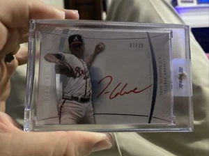 2017 Topps Diamond Icons rote Tinte Auto Tom Glavine #d 7/25 Hit Parade Braves HOF - Bild 1 von 3