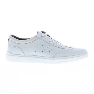 Rockport Total Motion Court T-Toe Mens White Lifestyle Sneakers Shoes - Picture 1 of 4