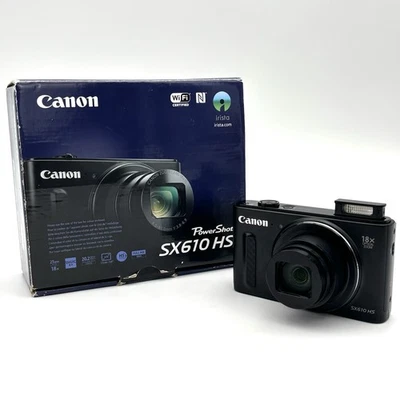 Canon PowerShot SX610 HS Black - Fotocamera digitale compatta - Wi-Fi 18X 20.2MP - Immagine 1 di 4
