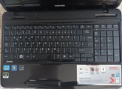 Notebook Toshiba Satellite L750-1RC, i7 core, 8GB RAM, 15,6 Zoll, HDD 500 GB - Bild 1 von 4