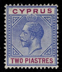 CHIPRE GV SG78, 2pi azul y morado, M COMO NUEVO. Cat £7. - Imagen 1 de 1