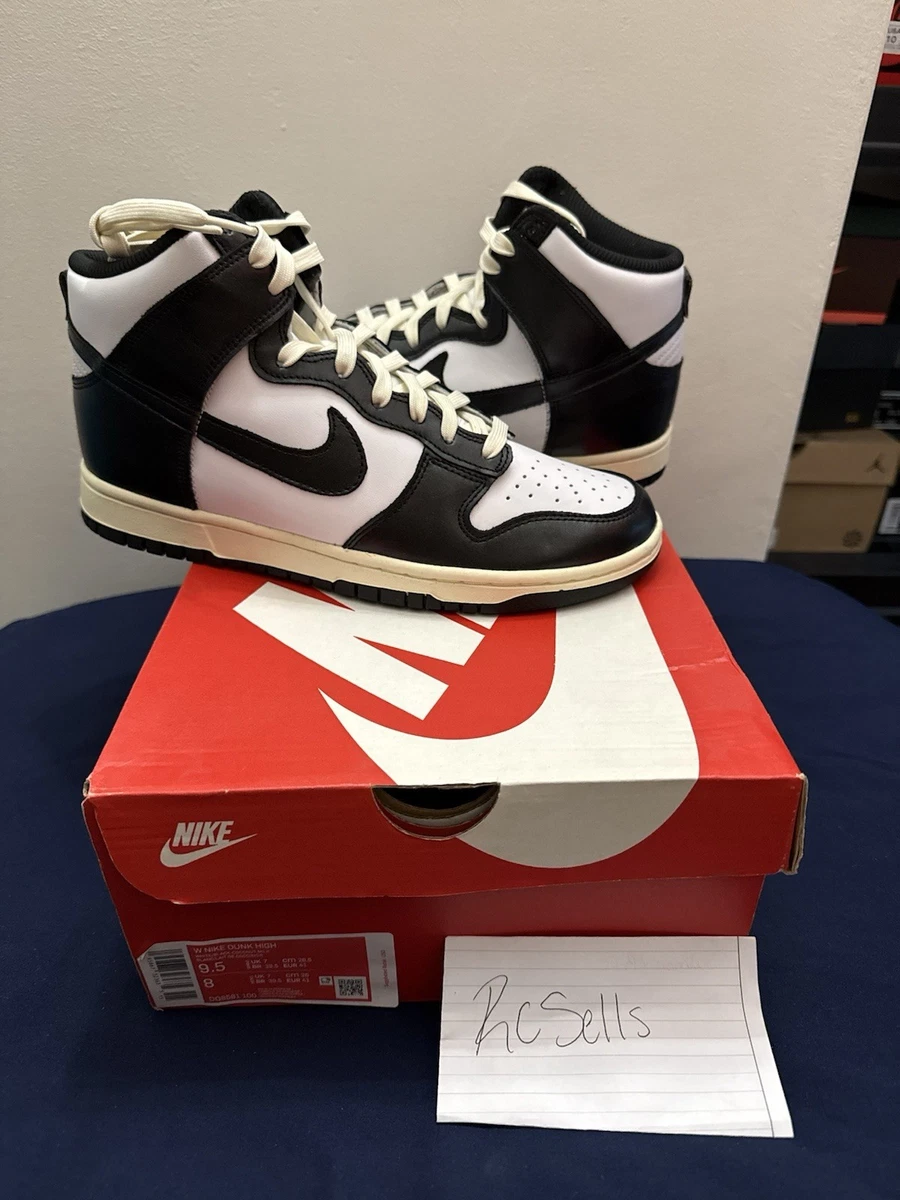 Nike Dunk High Vintage Black W for sale | eBay