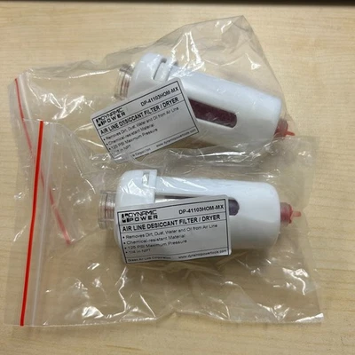 [2 PACK] Air Line Desiccant Filter Dryer - for Spray Gun or Pneumatic Tools - Image 1 of 2