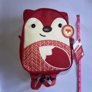 Skip Hop Zoo Mini Backpack FERGUSON FOX Red/White Adjustable Straps 1-4yo NEW - Picture 1 of 7