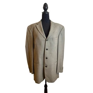 Vintage 90s Hugo Boss 100% Wool Sport Coat Blazer Size 40L - Picture 1 of 14