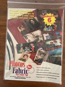 Fotos zu Stoff Transferpapier für Tintenstrahldrucker und Bügeln - 8,5 x 11" -6 Blatt - Bild 1 von 2