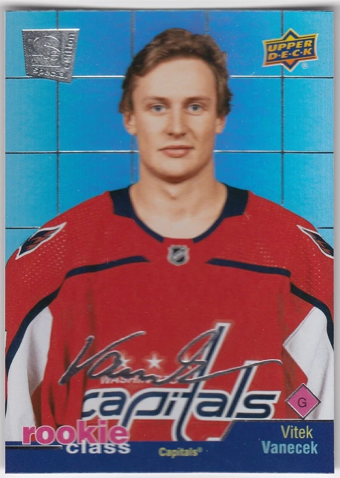 2020-21 Upper Deck Extended Series Rookie Class SE VITEK VANECEK #RC-45 Capitals - Image 1 of 1