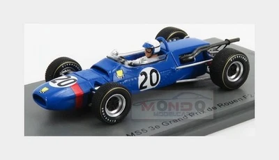 1:43 Spark Matra Simca F2 M5S #20 3Rd De Rouen Gp 1966 J.Schlesser Blue SF183 Mo - Image 1 of 2