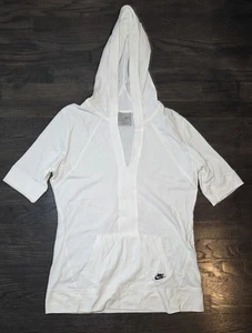 Pullover con capucha para mujer Nike Athletic Department talla L blanco - Imagen 1 de 7