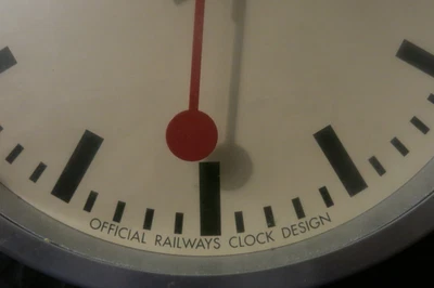 Mondaine Hours Analog Dial Wall Clock Working SBB CFF FFS Railway Clock Design - Image 1 of 4