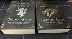 George R.R. Martin Il trono Di Spade Pelle Di Drago Deluxe Libro Primo E Secondo - Foto 1 di 6