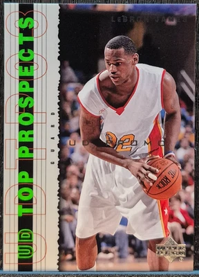2003 Upper deck  TOP PROSPECTS promo Rookie card LEBRON JAMES #P3 - Image 1 of 2