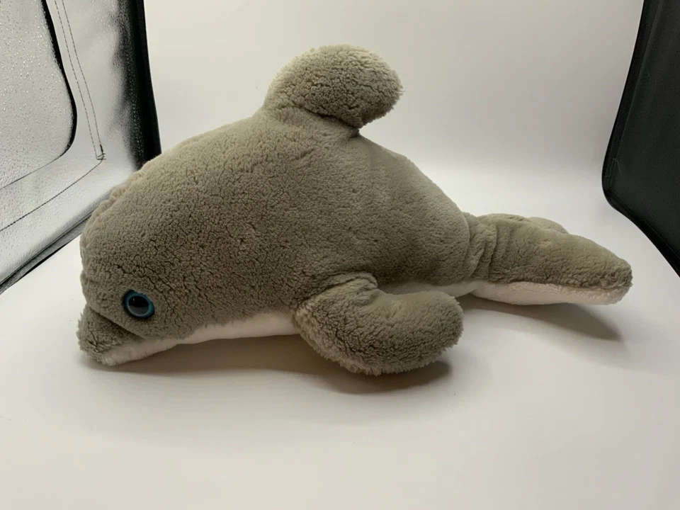 Dakin Vintage 1988 Grey Dolphin Plush Cuddly Soft Toy 14” - Image 1 of 4
