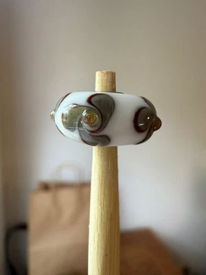 Trollbeads Bead RAR dekorative Weihnacht aus dem Weihnachtsset 2012 mit Glitzer - Bild 1 von 4