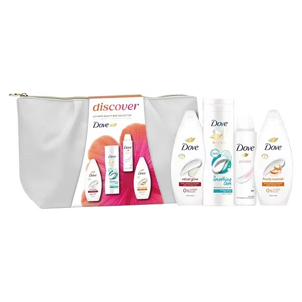 Dove Discover Ultimate Beauty Bag Gift Set - Body Wash, Deodorant & Lotion