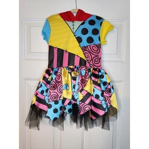 Disney Nightmare Before Christmas Sally Girls Dress 3/4 with Hood - Picture 1 of 3