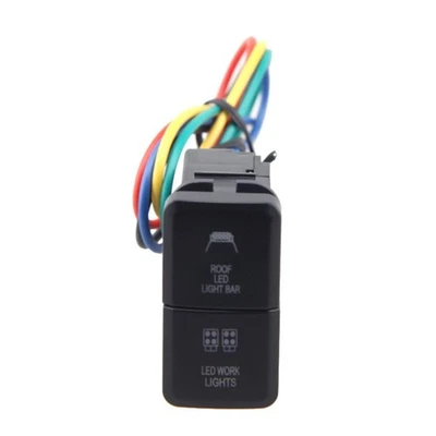 Fit For Toyota Landcruiser 100 Series 1998-2007 Driving Light Bar Switch Button - Image 1 of 4