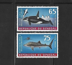 SENEGAL. Año: 1973. Tema: CETACEOS Y PECES. (Correo aéreo). - Imagen 1 de 1