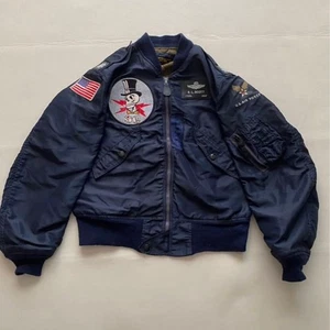 Buzz Rickson's Nylon L-2A Flight Jacket Men's Size 36 Auth from Japan Ra - Picture 1 of 24