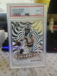 2023 PANINI ILLUSIONS FUNKADELIC #13 BRYCE YOUNG ROOKIE RC PSA 10 - Picture 1 of 2