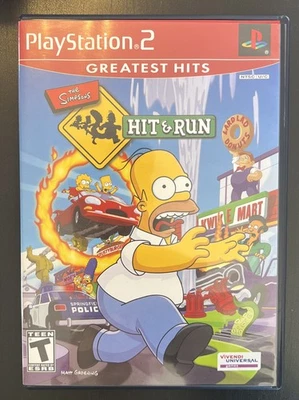 I Simpson Hit & Run PlayStation 2 PS2 - CIB! Disco come nuovo! - Immagine 1 di 3