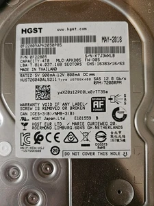 HGST HDD 4TB 3.5" SAS 12G - Picture 1 of 1