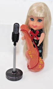 Vintage 1966 Mattel Liddle Kiddles BEAT A DIDDLE Puppe Gitarre Mikrofon - Bild 1 von 2