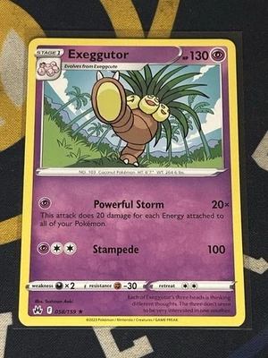 Exeggutor 058/159 Crown Zenith Regular - Image 1 of 2