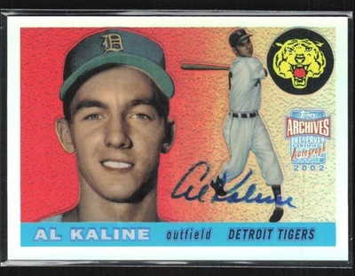 Al Kaline 2002 Topps Archives Auto C #4 Detroit Tigers - Image 1 of 2